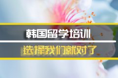 湖南去韩国留学中介 