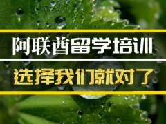 常德去阿联酋留学中介 