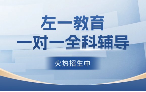 线上一对一全科辅导   左一教育