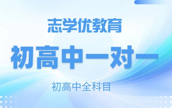 成都初高中一对一学科补习（志学优教育）